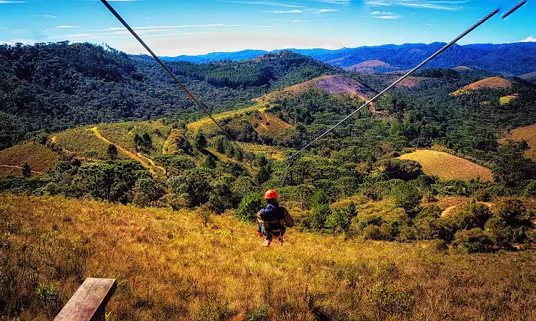 K3 Zipline in South Africa, the longest zipline the world